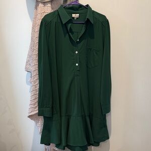 Elegant or Casual Green Women's Dress